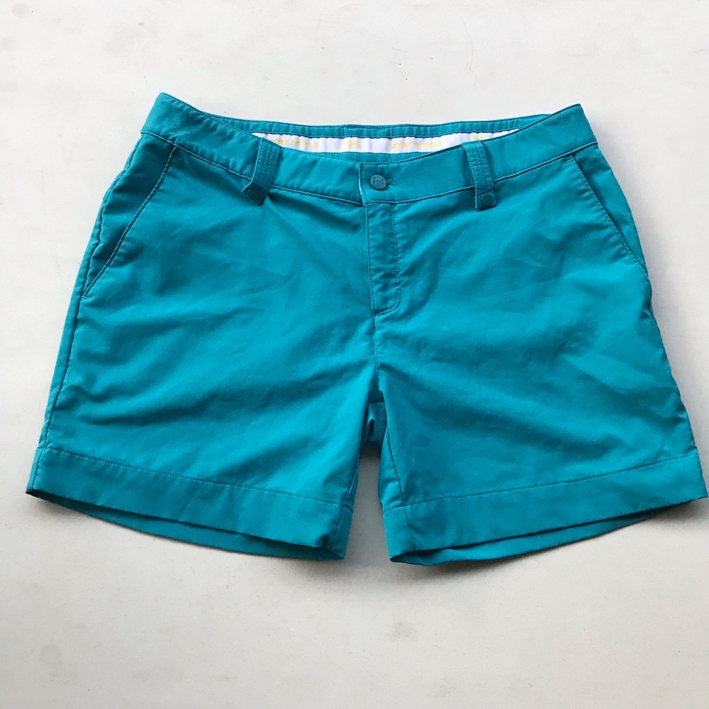 UNDER ARMOUR Performance | Teal Blue Shorts